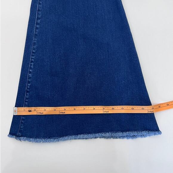 Chelsea & Violet Dark Blue, High Waisted, Extreme Flare, Jeans NWT- 26 - Picture 6 of 8